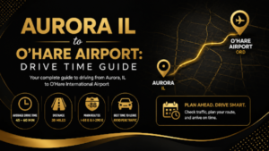 Aurora IL to O'Hare Airport Drive Time Guide